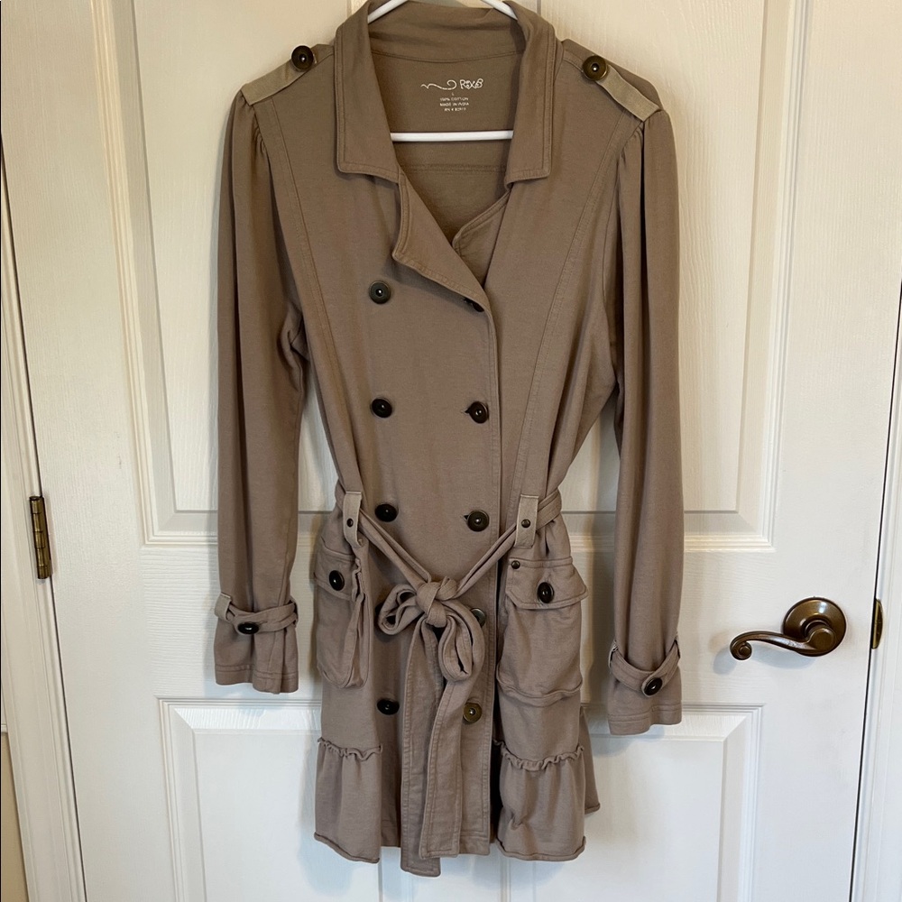 RXB Taupe Double-Breasted Jacket/Coat